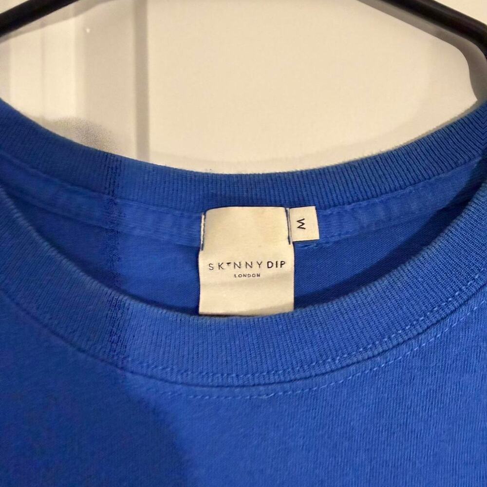 Skinny dip Blue Flower Market Oversized T Shirt Women’s Size Medium - Picture 2 of 4